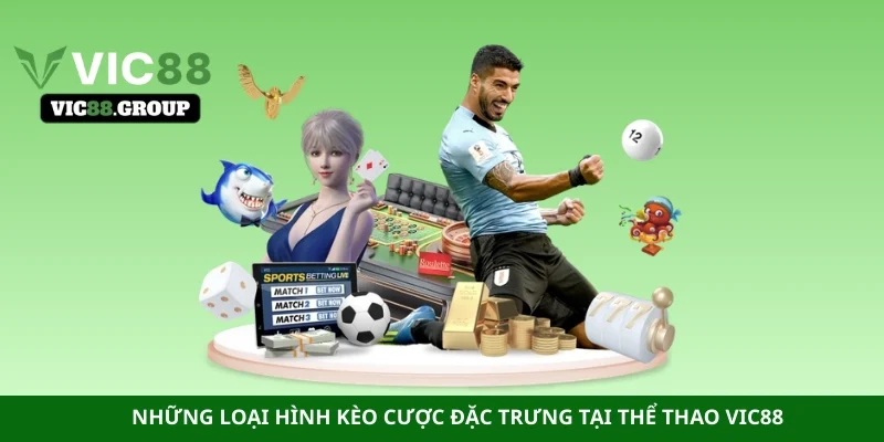 Những loại hình kèo cược đặc trưng tại thể thao Vic88